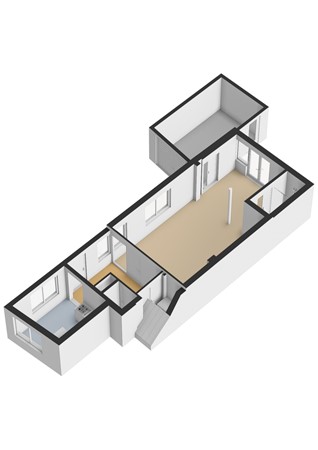 Floorplan - Havenstraat 25, 3441 BH Woerden